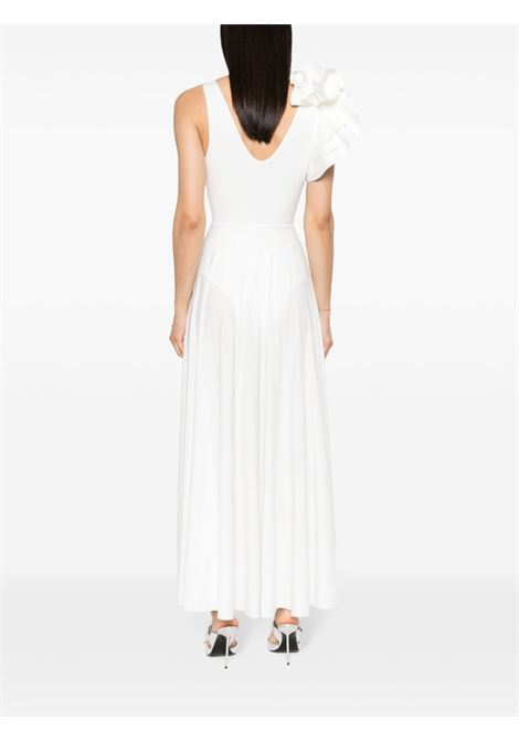 Off-white Blanca cut-out maxi dress - MAYGEL CORONEL women MAYGEL CORONEL | VT009WHT